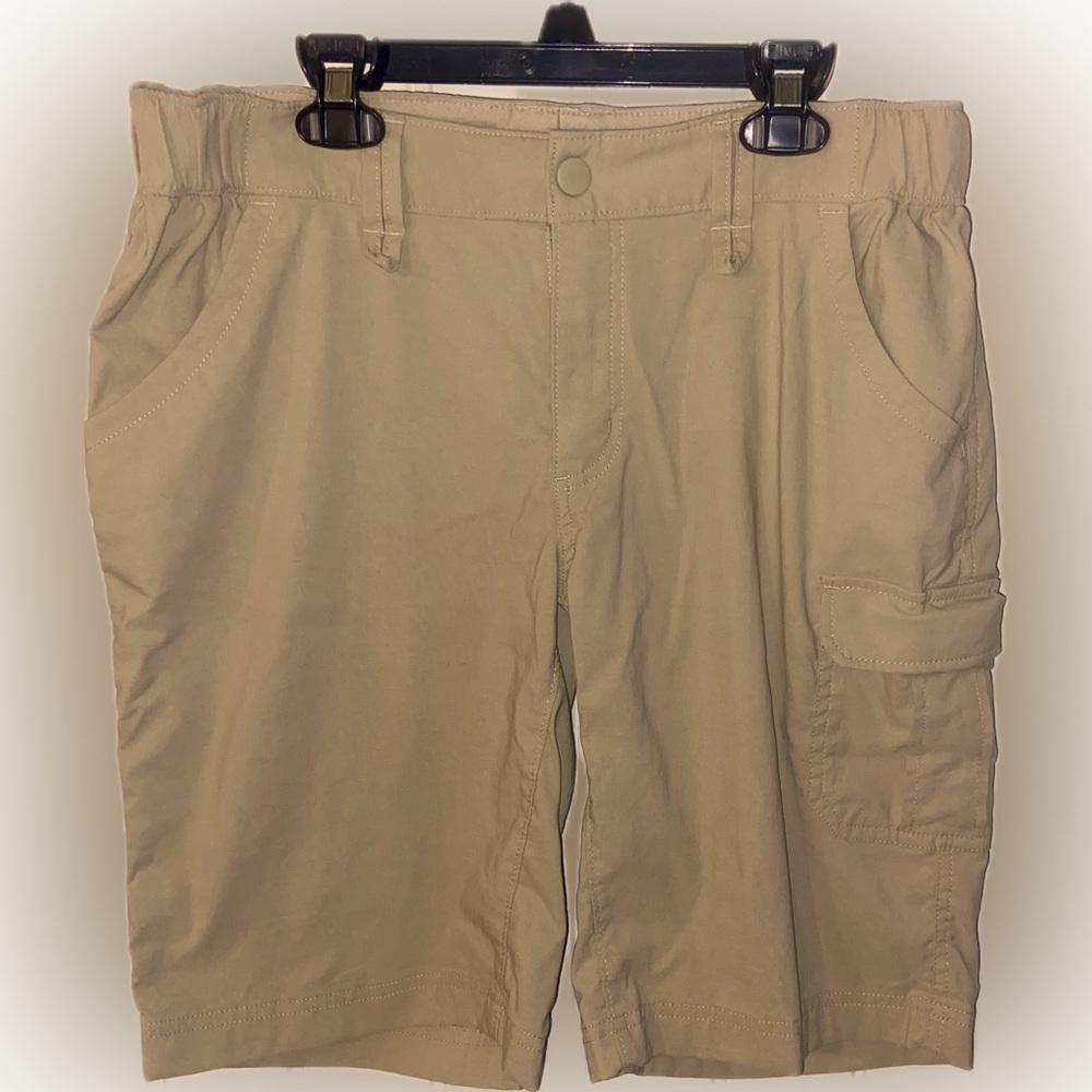 DULUTH TRADING CO. Womens Khaki Shorts Size 8